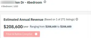 Оценка дохода Airbnb